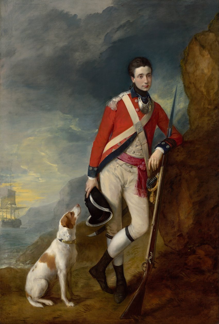 Důstojník 4. pěšího pluku od Thomas Gainsborough