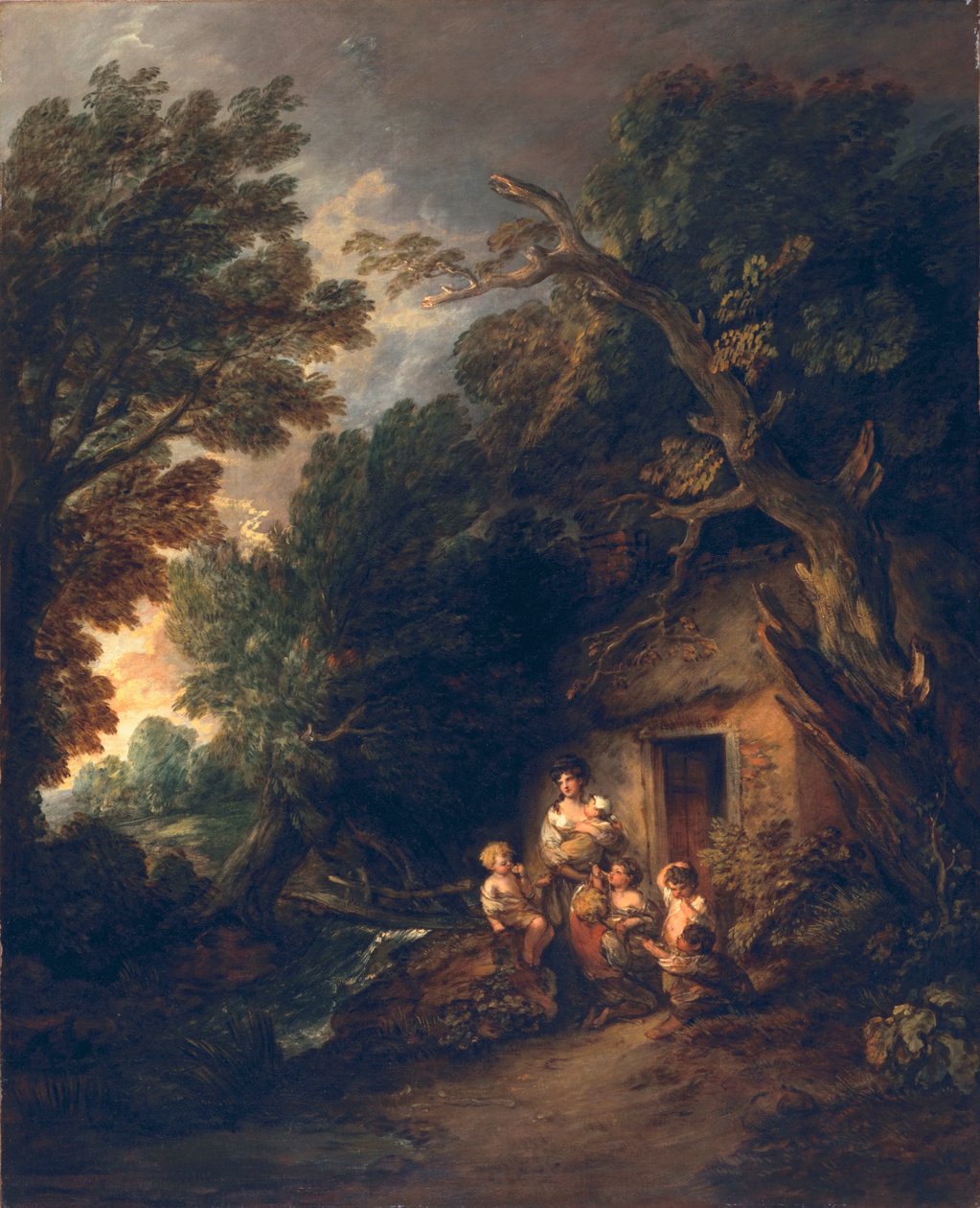 Dveře chalupy, kolem roku 1780 od Thomas Gainsborough