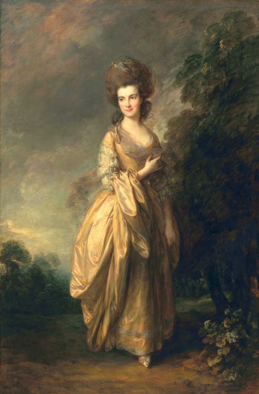 Elizabeth Beaufoy, později Elizabeth Pycroft, kolem roku 1780 od Thomas Gainsborough