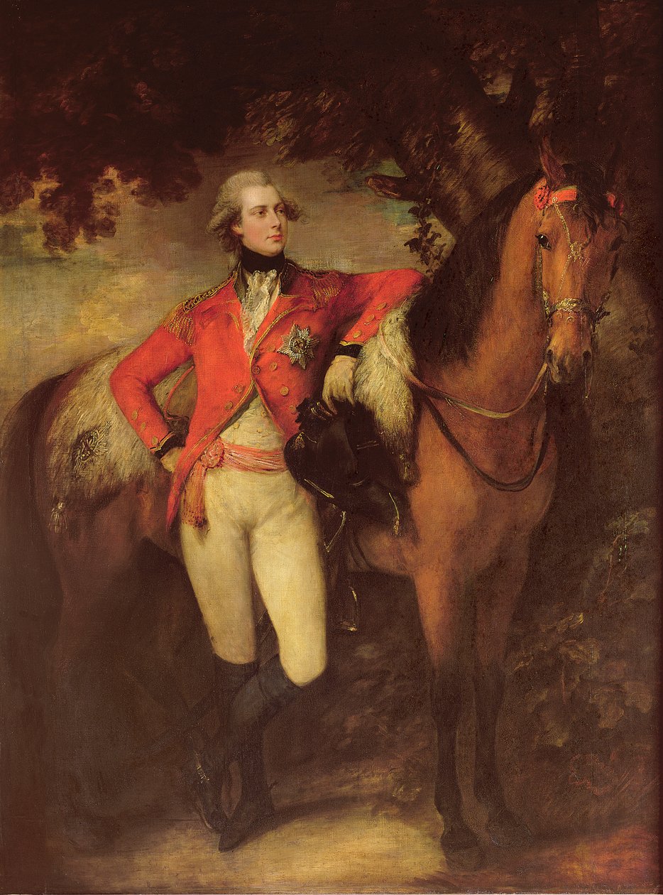 George IV, jako princ z Walesu, 1782 od Thomas Gainsborough
