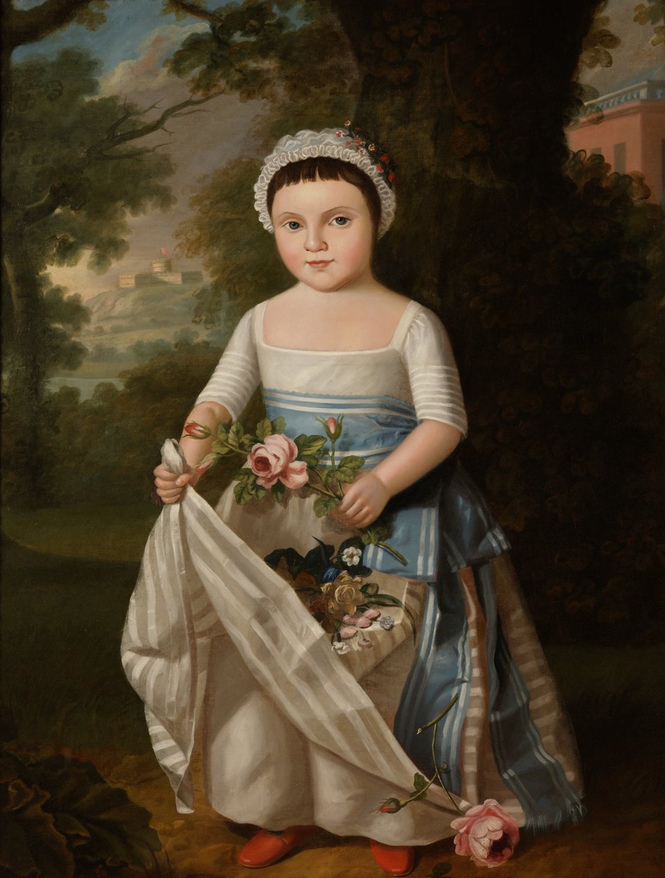 Dívka s růžemi od Thomas Gainsborough
