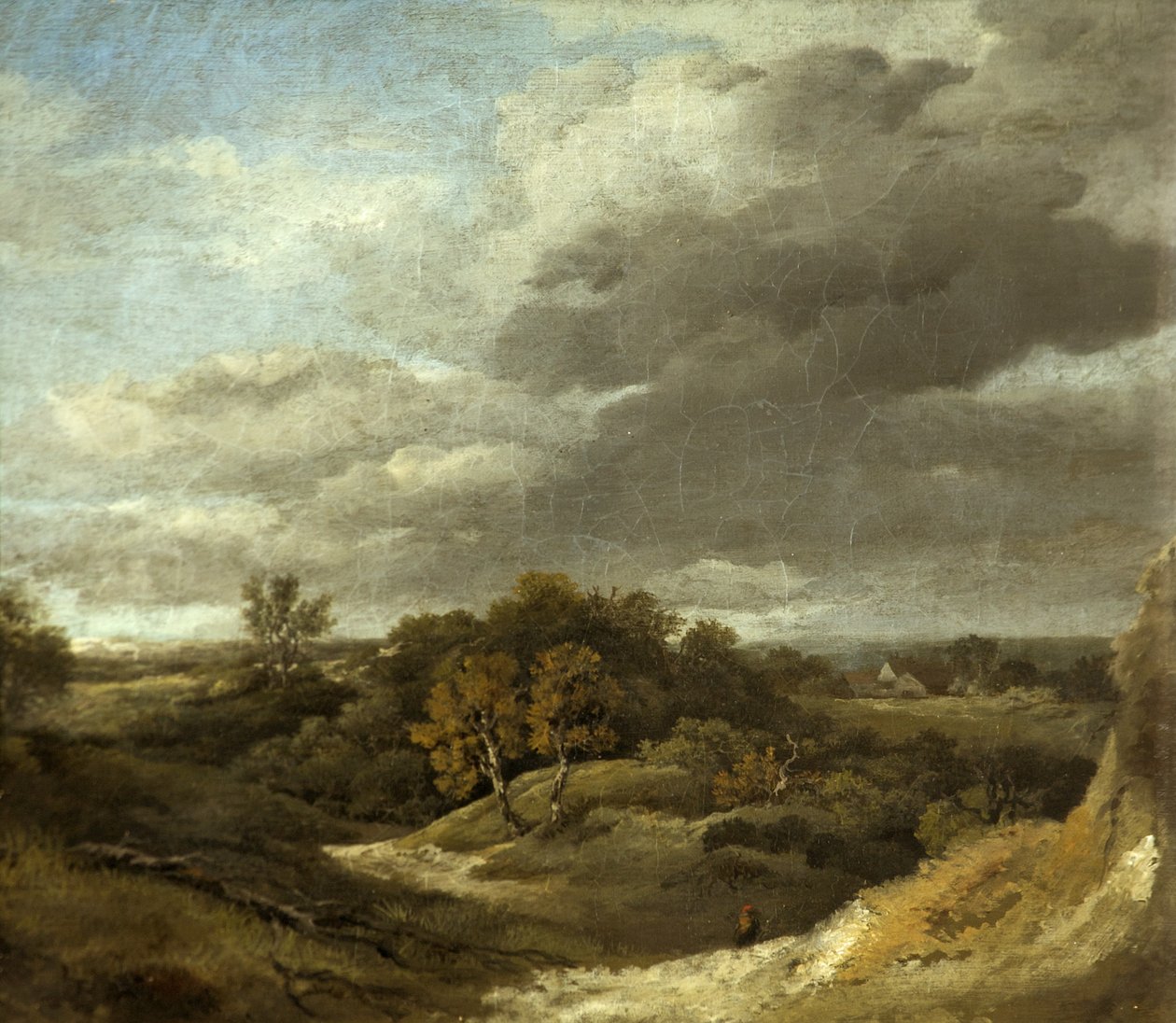 Krajina, kolem roku 1747 od Thomas Gainsborough