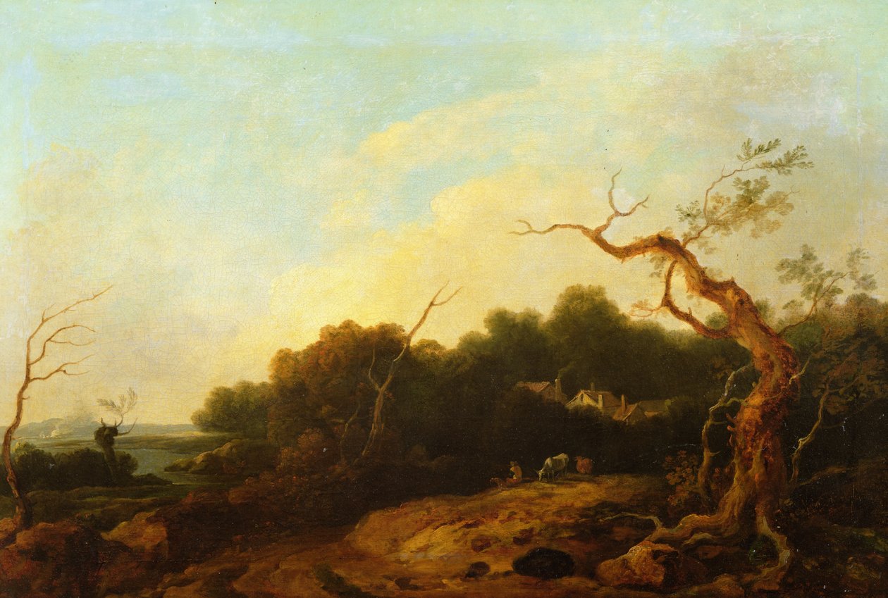Krajina, kolem roku 1750 od Thomas Gainsborough