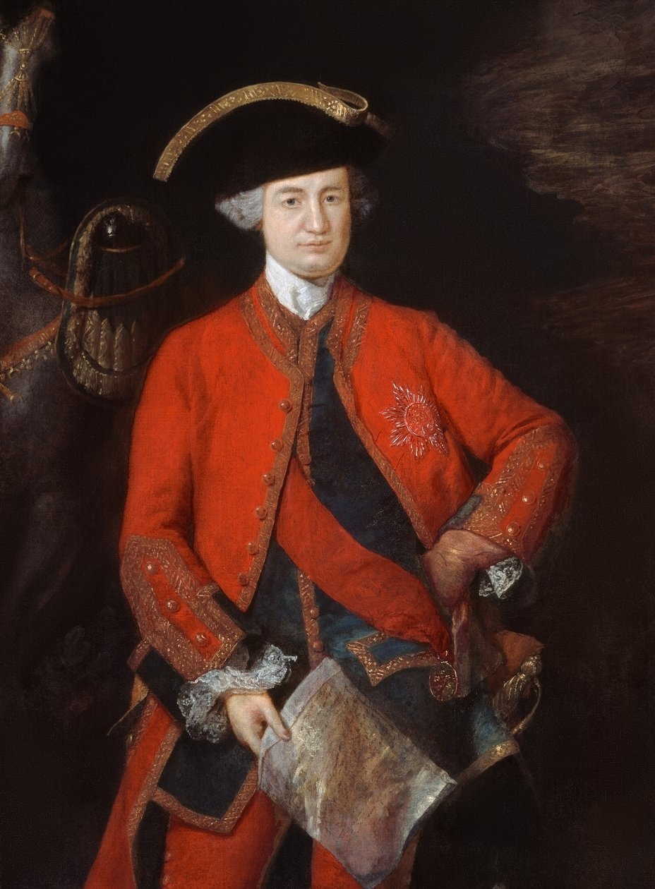 Lord Robert Clive (1725-74) v uniformě generálního důstojníka, kolem roku 1764 od Thomas Gainsborough