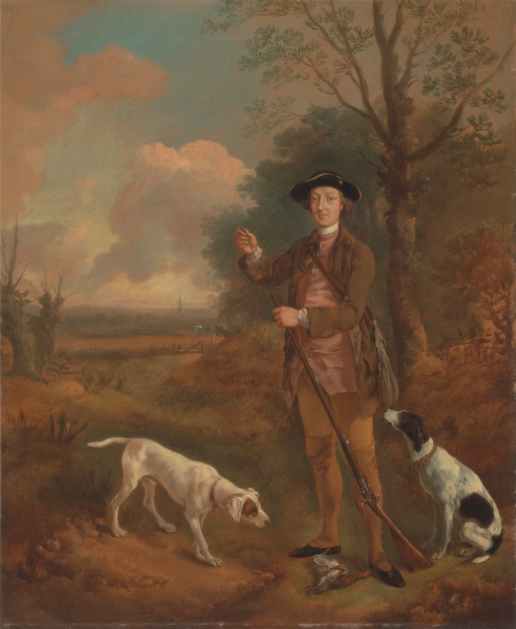 Major John Dade, z Tanningtonu, Suffolk od Thomas Gainsborough