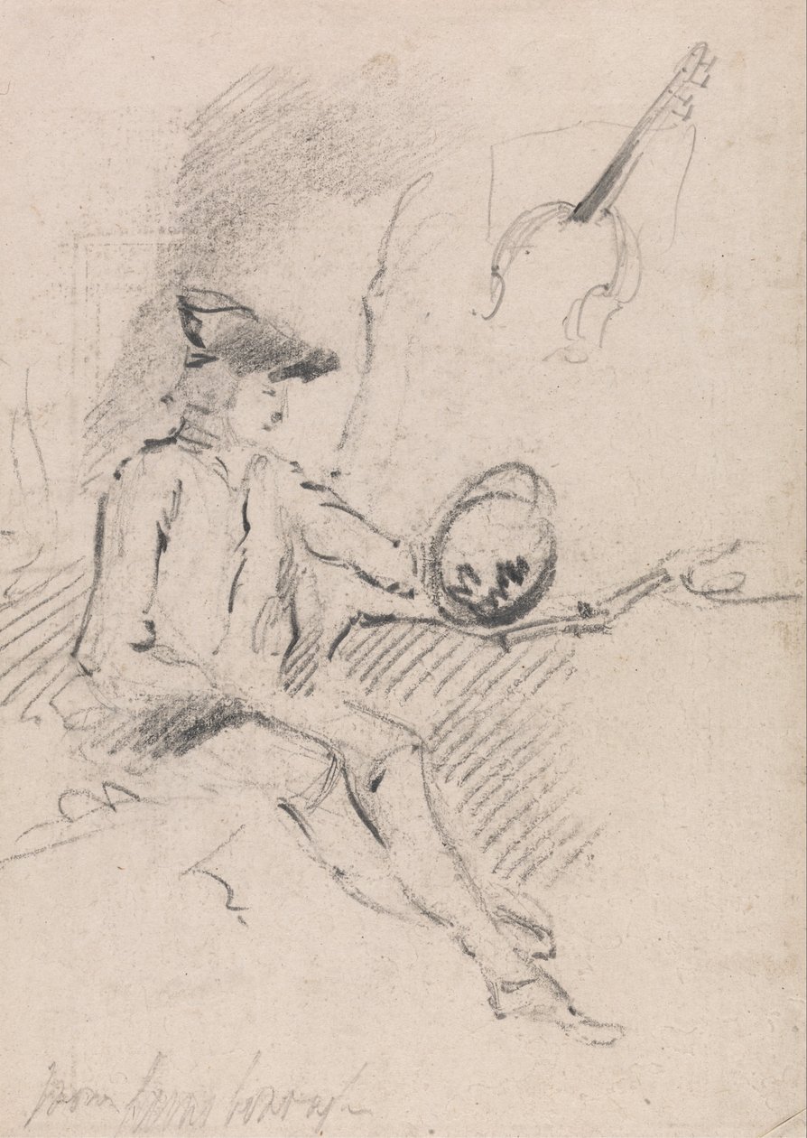 Muž, který držel Claude Glass od Thomas Gainsborough