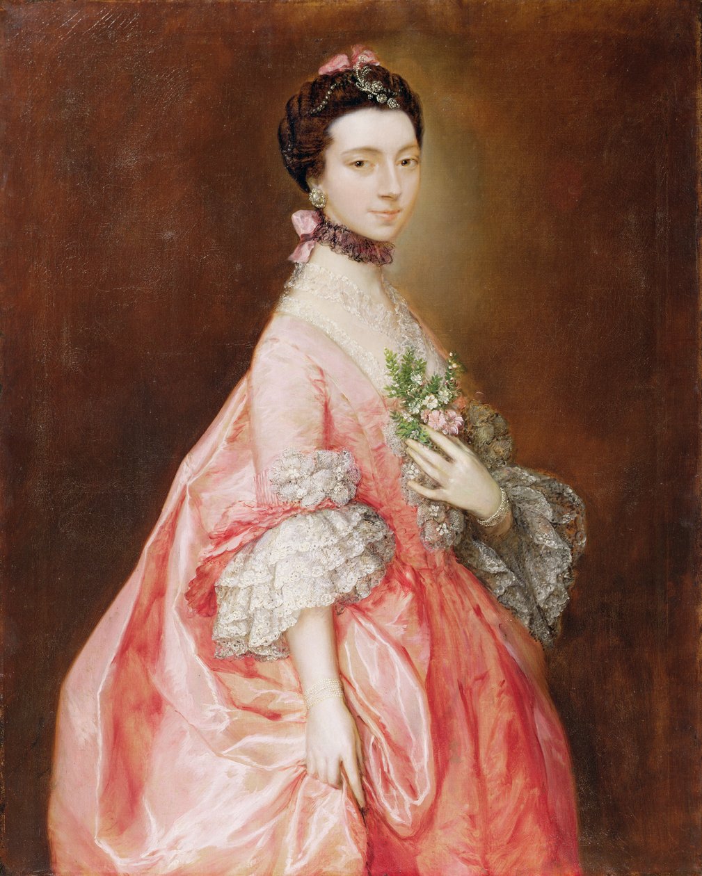 Mary Littleová, pozdější lady Carrová od Thomas Gainsborough
