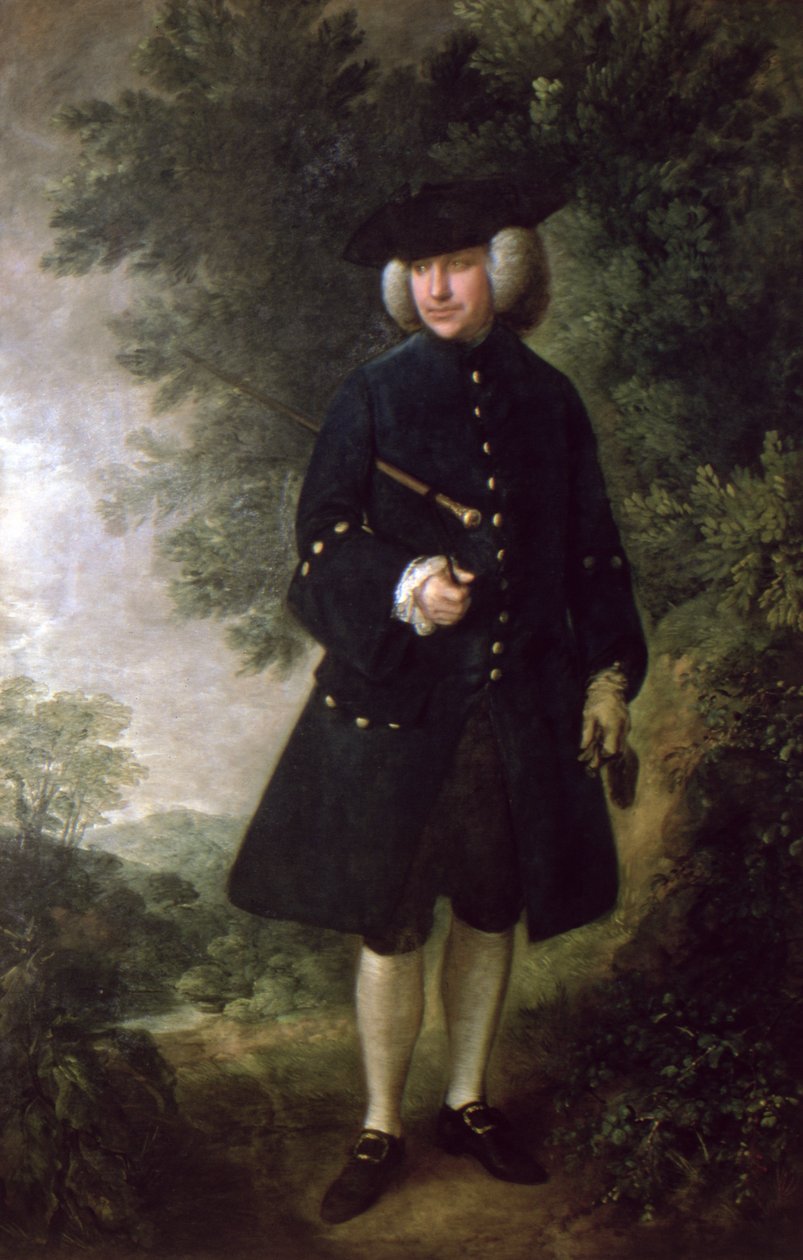 Portrét Dr. Rice Charleton (1710-89) kolem roku 1764 od Thomas Gainsborough