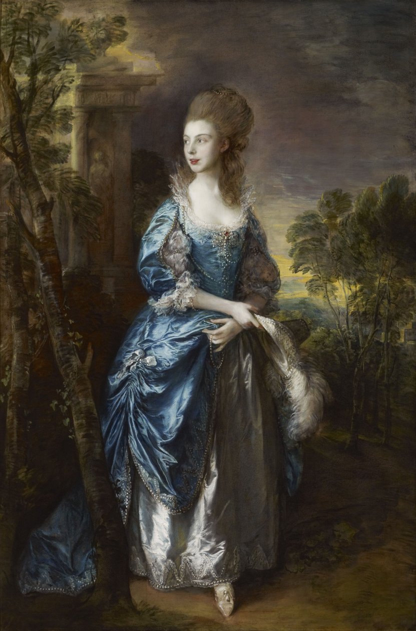 Portrét Hon. Frances Duncombe od Thomas Gainsborough