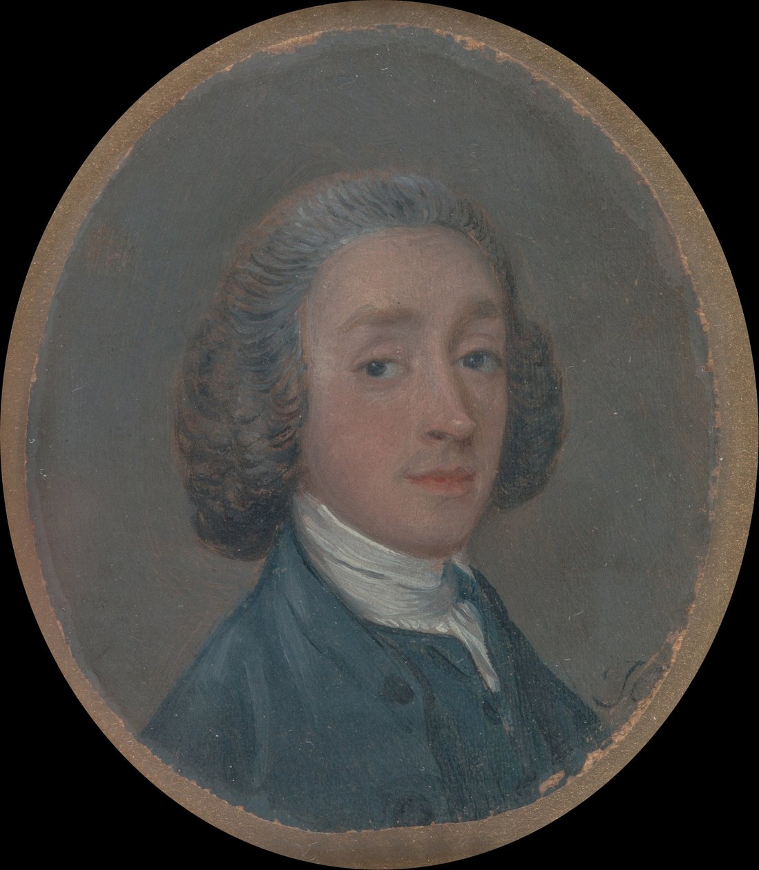 Portrét mladého muže s pudrovými vlasy od Thomas Gainsborough