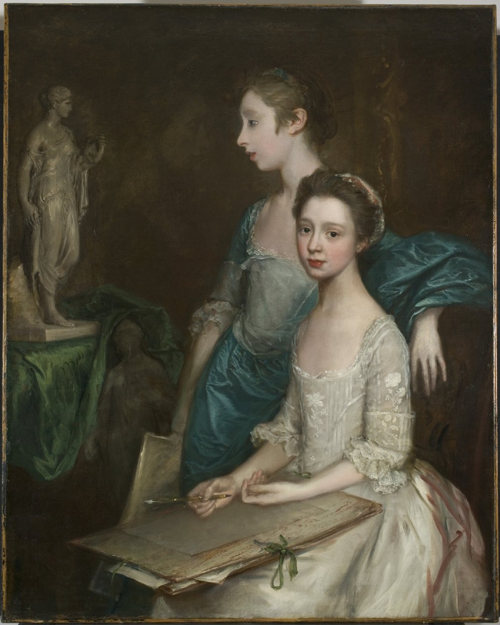 Portrét dcer umělců, c.1763-64 od Thomas Gainsborough