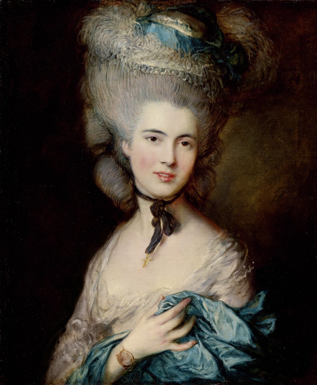 Portrét vévodkyně z Beaufort, c.1775-1780 od Thomas Gainsborough