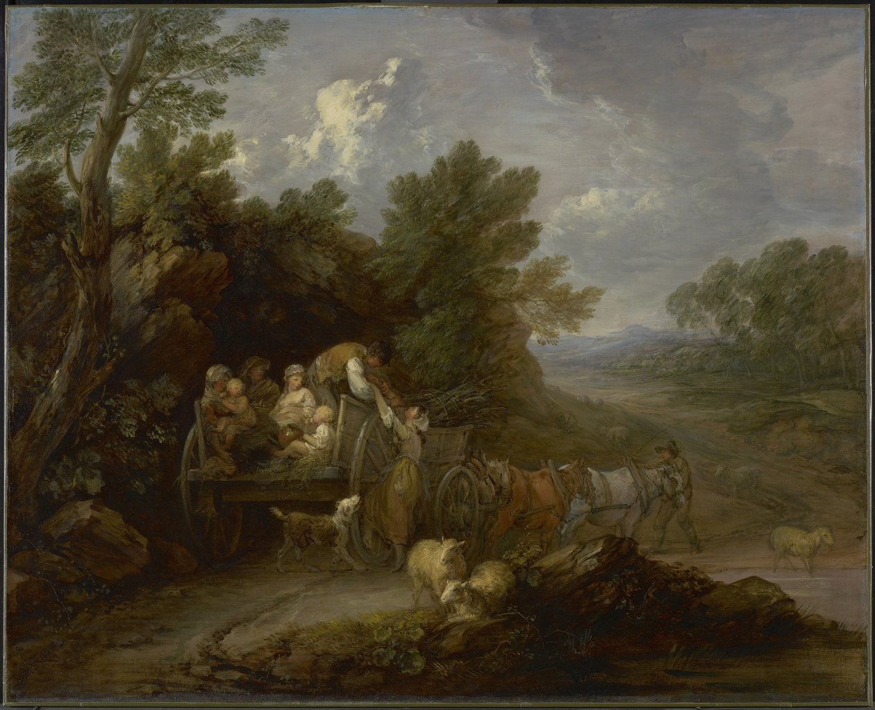 Sklízecí vůz, 1784-85 od Thomas Gainsborough