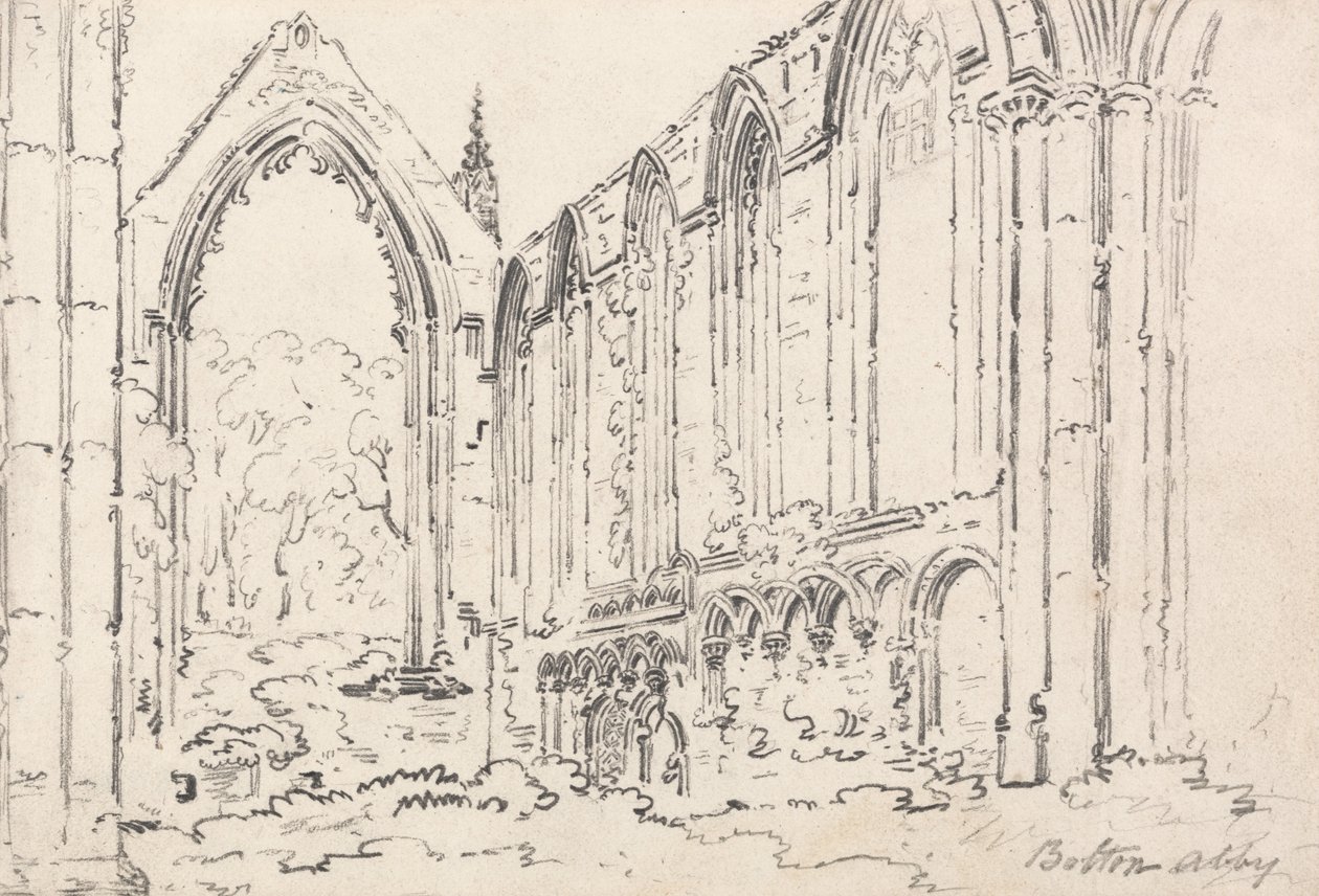 Opatství Bolton, Lancashire od Thomas Girtin