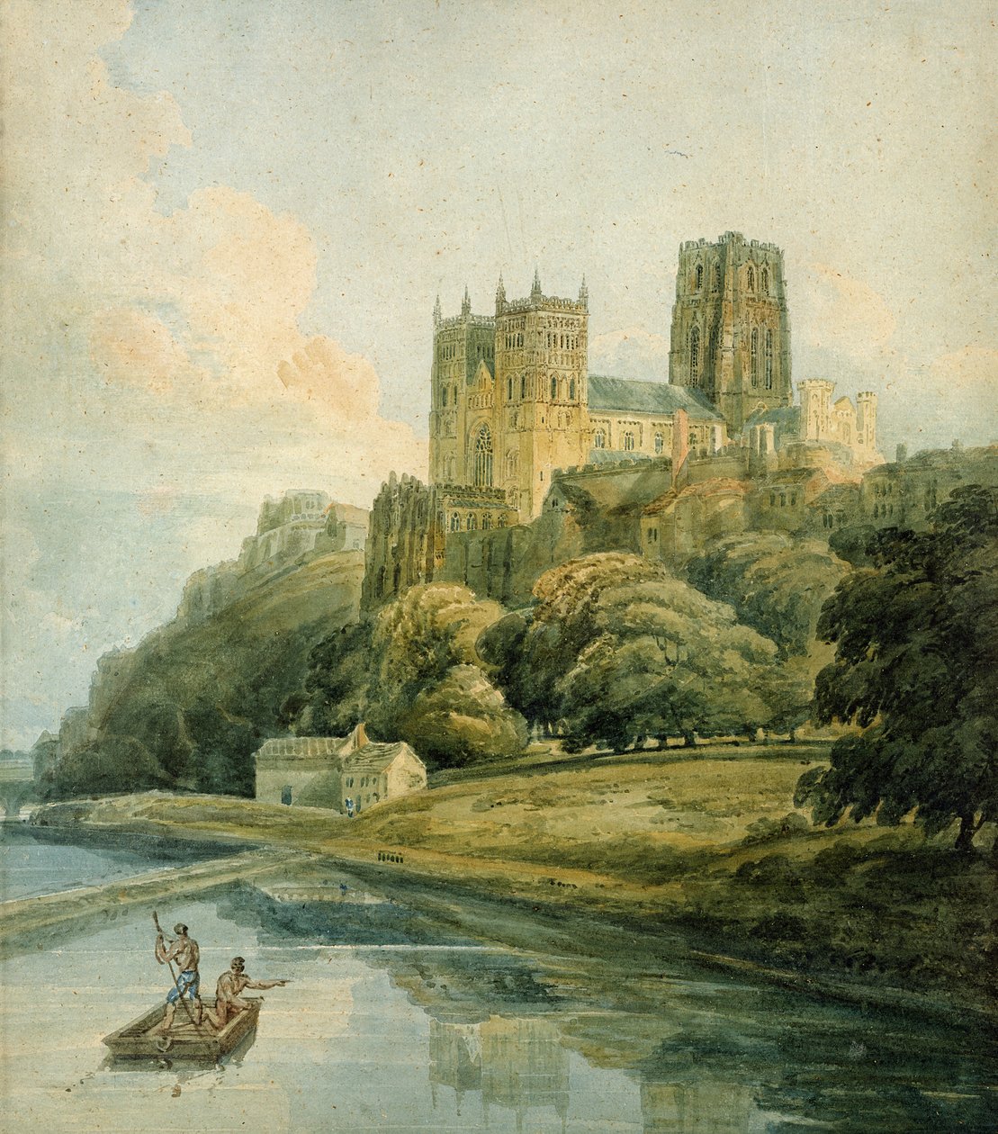 Durhamská katedrála od Thomas Girtin