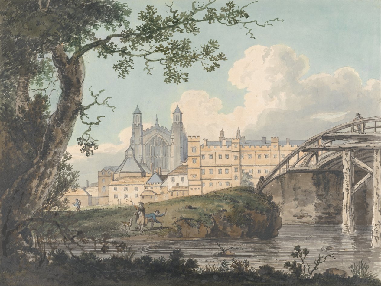 Eton College z Datchet Road od Thomas Girtin