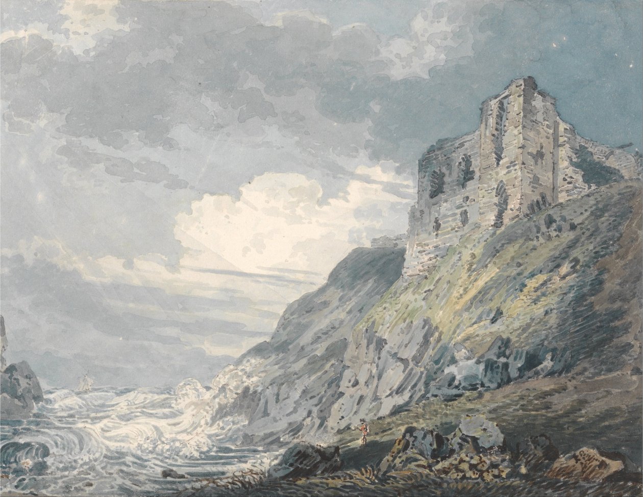 Hrad Findlater, Banff od Thomas Girtin