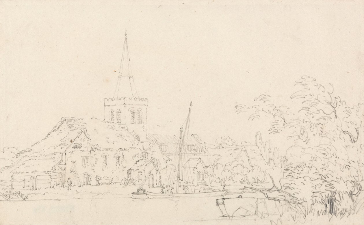 Kostel Great Marlow, Buckinghamshire od Thomas Girtin
