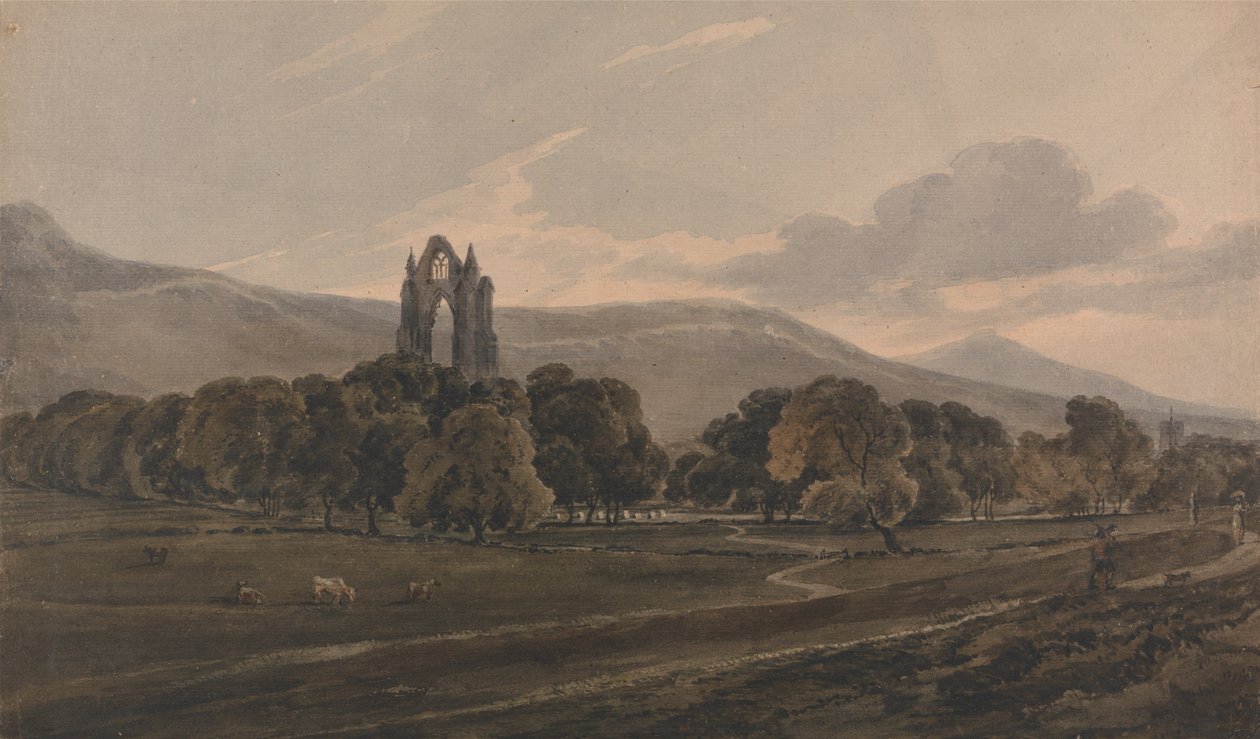 Převorství Guisborough od Thomas Girtin