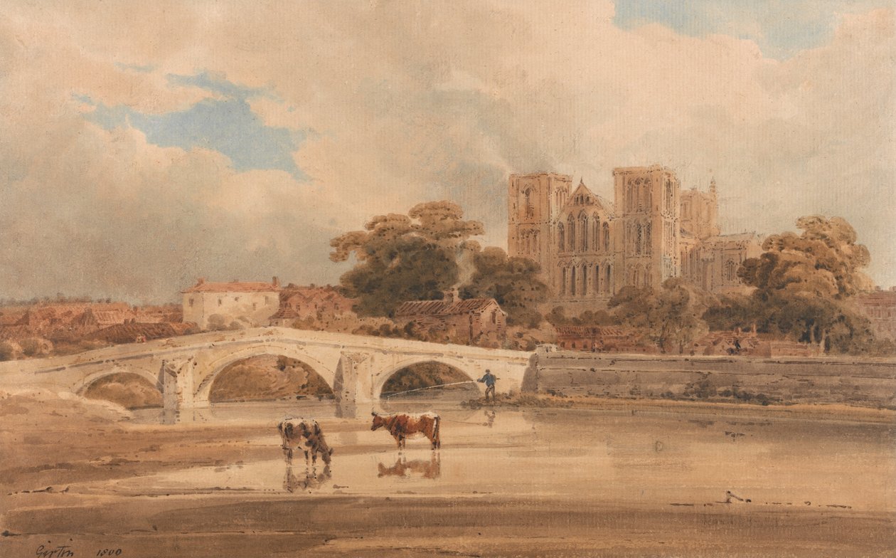 Ripon Minster, Yorkshire od Thomas Girtin