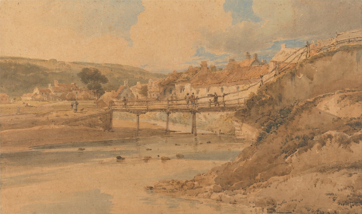 Sandsend, Yorkshire od Thomas Girtin