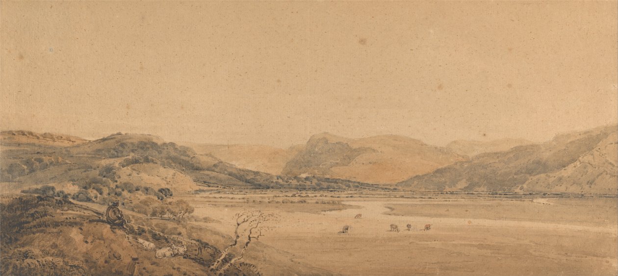 Údolí Conway od Thomas Girtin