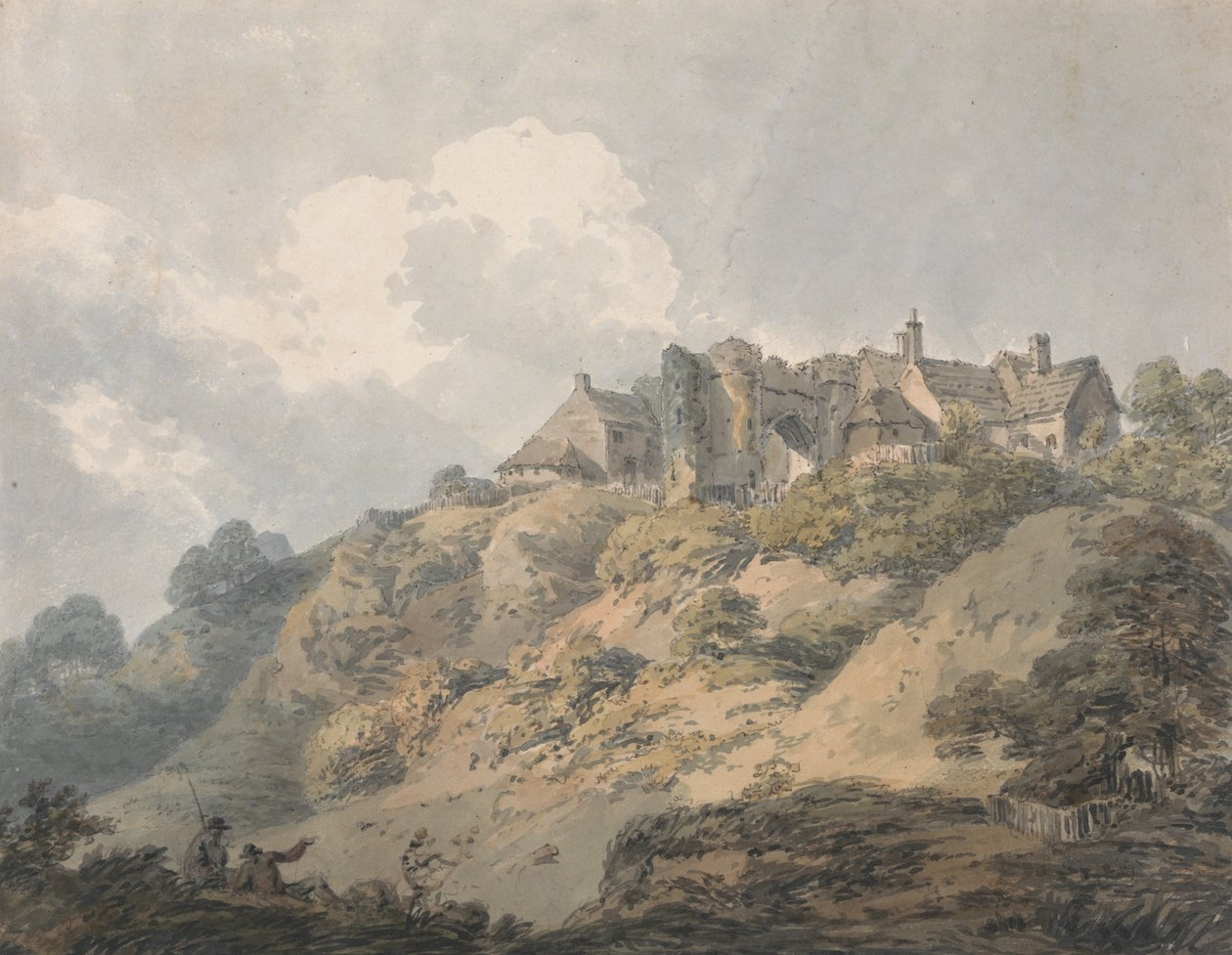Pohled na Winchelsea, Sussex od Thomas Girtin