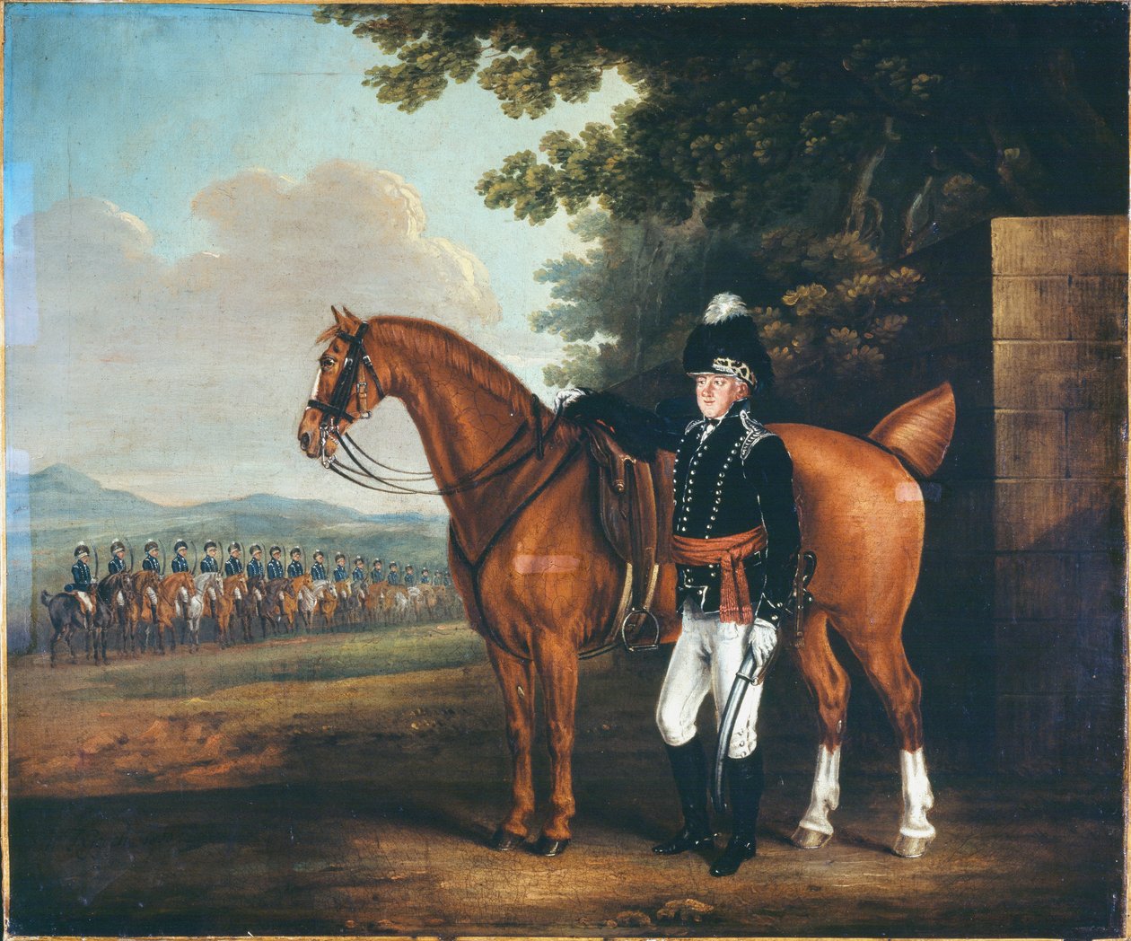 Plukovník Thomas Cooper Everitt, 1800 od Thomas Gooch