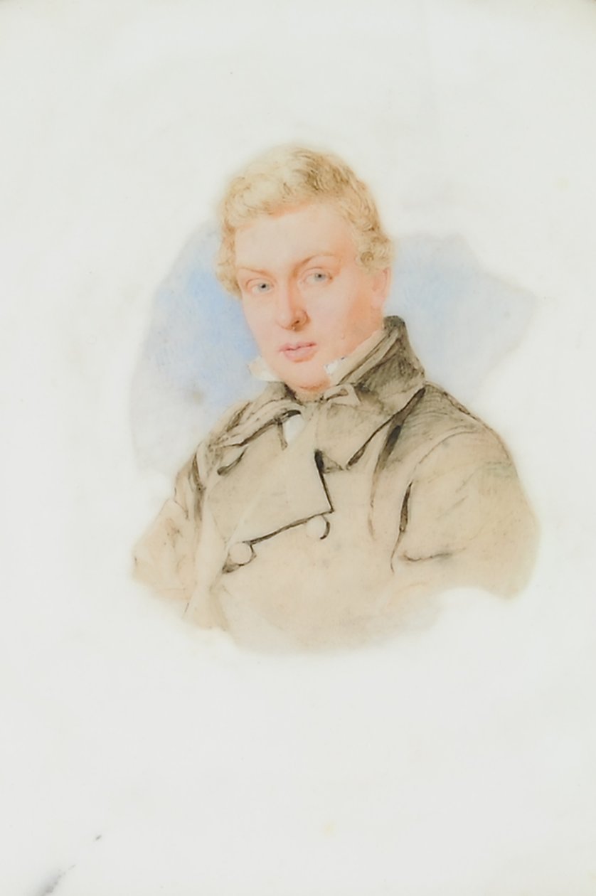 Portrét Williama Jamese Blacklocka, kolem roku 1840 (wc na papíře) od Thomas Heathfield Carrick