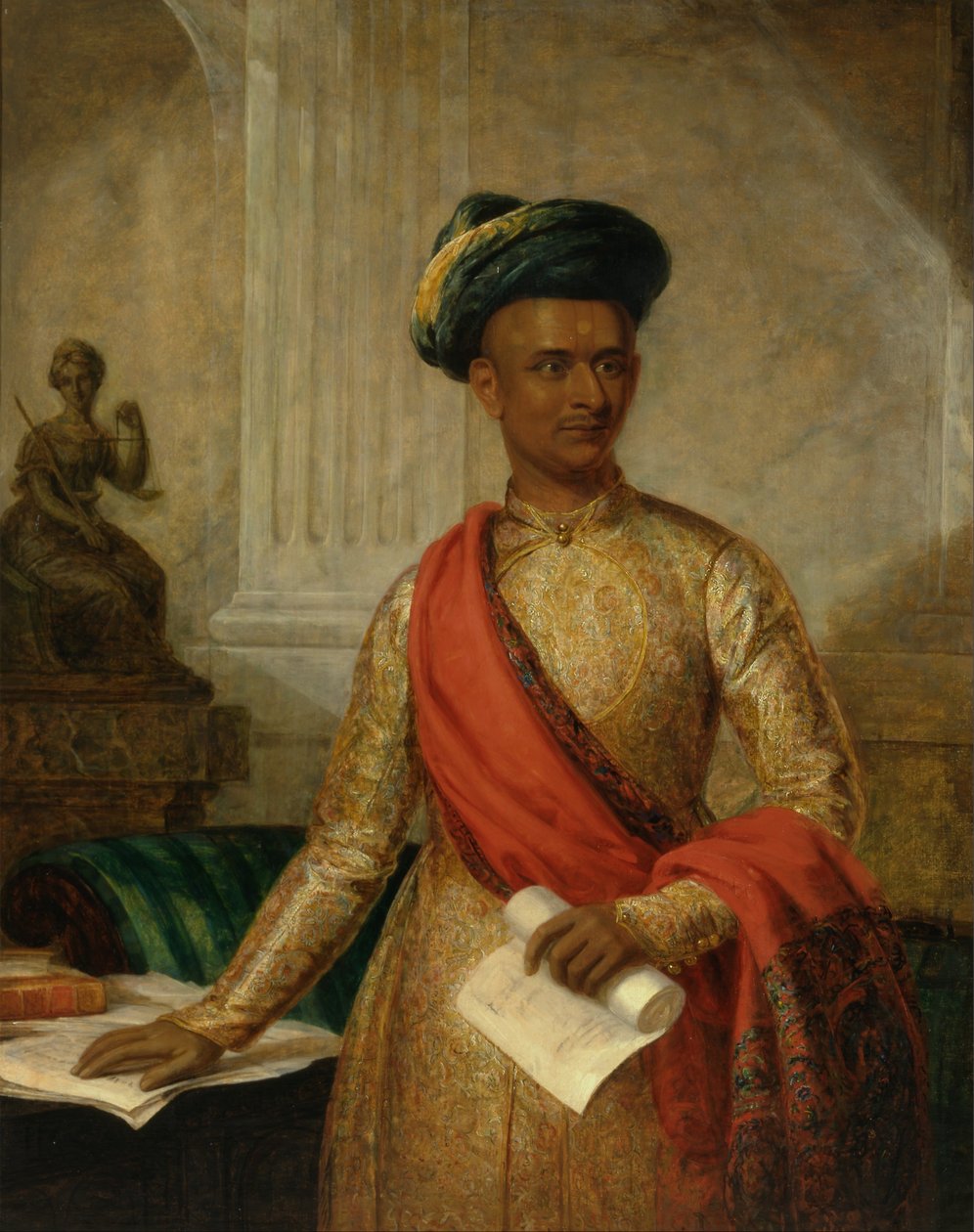 Purniya, hlavní ministr Mysore od Thomas Hickey
