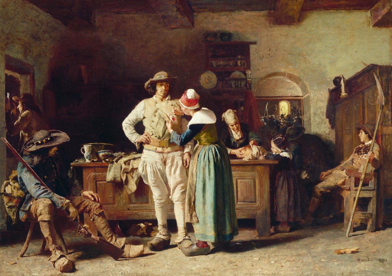 In Hoc Signo Vinces, 1880 od Thomas Hovenden