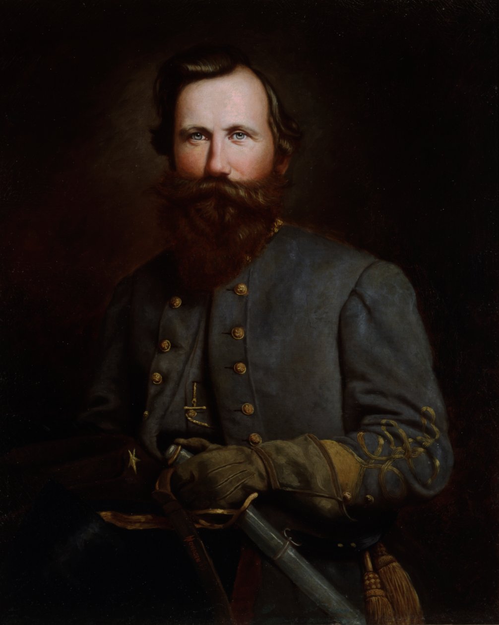 Portrét Jamese Ewella Browna Stuarta, 1869 od Thomas Hovenden