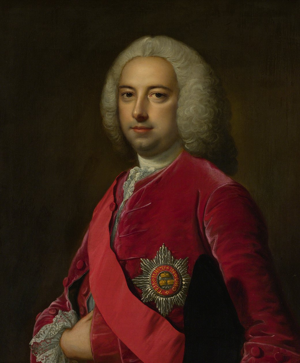 Portrét sira Edwarda Walpole od Thomas Hudson