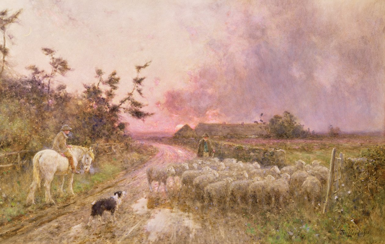 Na konci dne, 1910 od Thomas James Lloyd