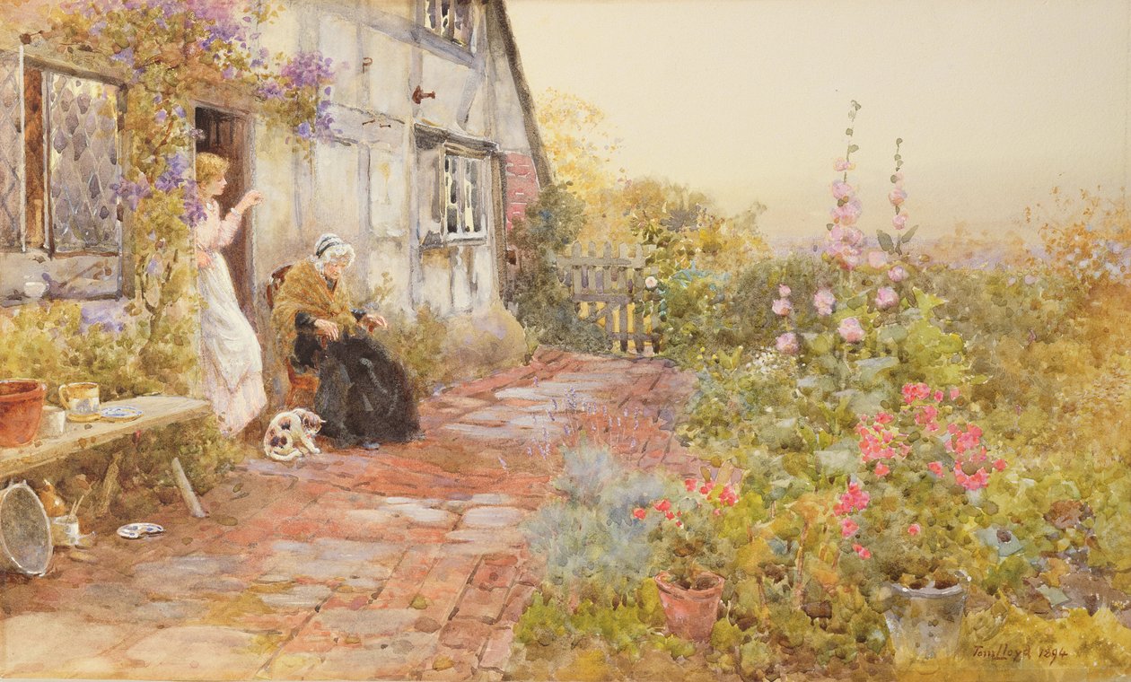 Babička, 1894 od Thomas James Lloyd