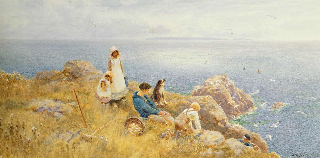 Letní dovádění, 1899 od Thomas James Lloyd