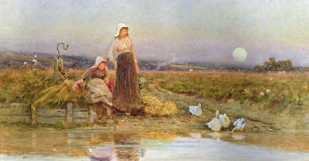 The Gleaners, 1896 od Thomas James Lloyd
