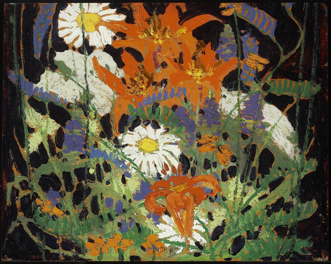 Marguerites, Wood Lilie and Vetch, c.1916 od Tom Thomson