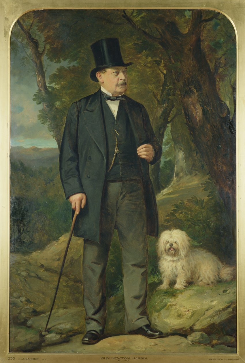 John Newton Mappin (1800-84), 1877 od Thomas Jones
