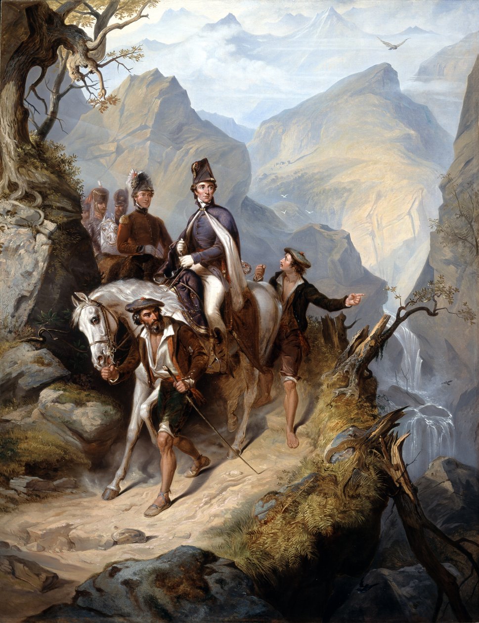 Wellington (1769-1852) v Soraurenu, 27. července 1813, cca 1853 od Thomas Jones
