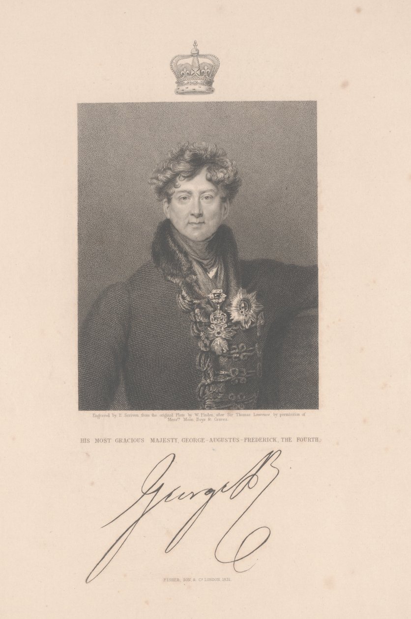 George-Augustus-Frederick, čtvrtý, 1831 od Thomas Lawrence