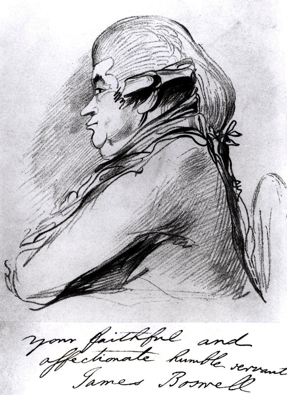 James Boswell (1740-95), kolem 1790-95 od Thomas Lawrence
