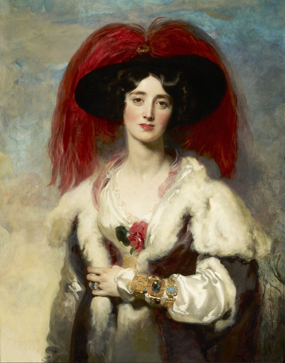 Julia, Lady Peel od Thomas Lawrence