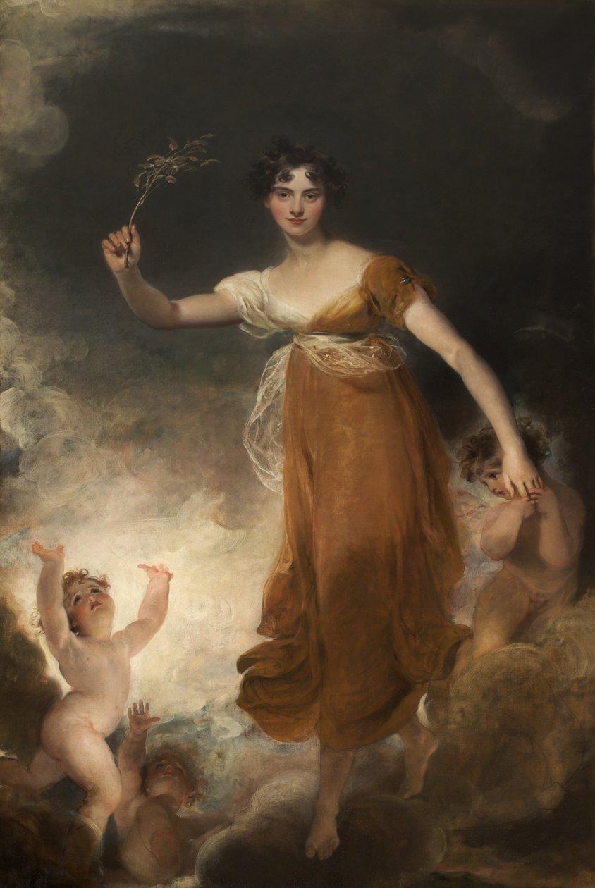 Portrét Georginy Marie, Lady Leicester jako naděje, 1814 od Thomas Lawrence