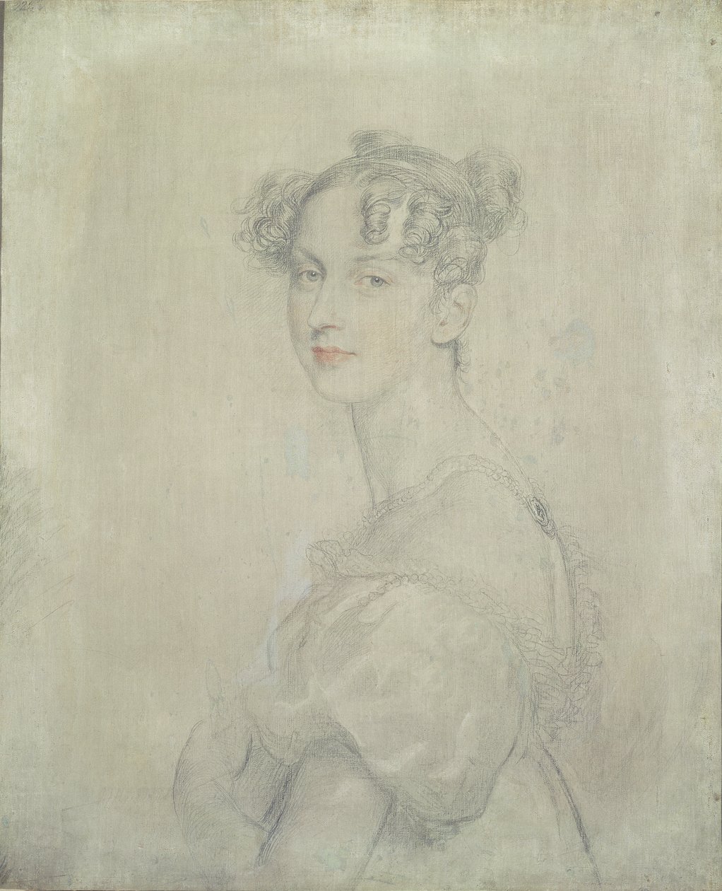 Portrét princezny Daryi Lieven (1785-1857), 1820-23 (tužka, červená a bílá křída) od Thomas Lawrence