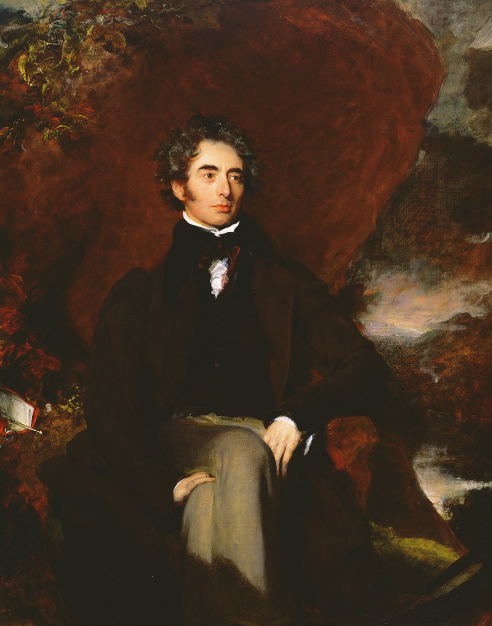 Portrét Roberta Southeyho (1774-1843) anglického básníka a literáta od Thomas Lawrence