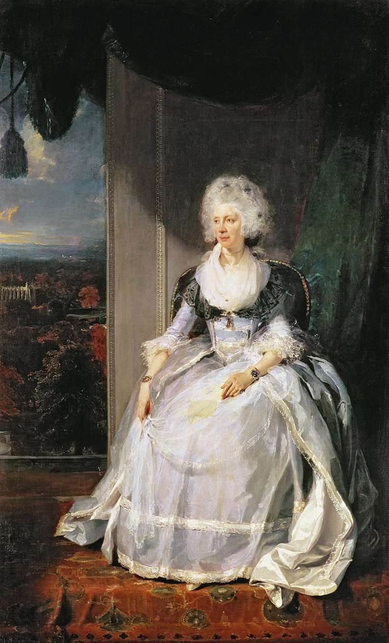 Královna Charlotte, 1789-90, manželka Jiřího III od Thomas Lawrence