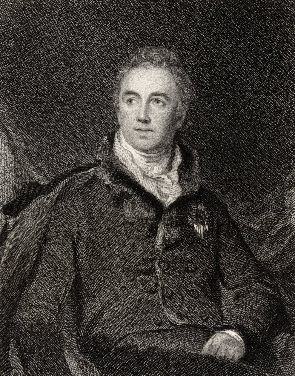 Robert Saunders Dundas, 2. vikomt Melville, vyrytý Georgem Parkerem (fl. 1834-d.1868), z 