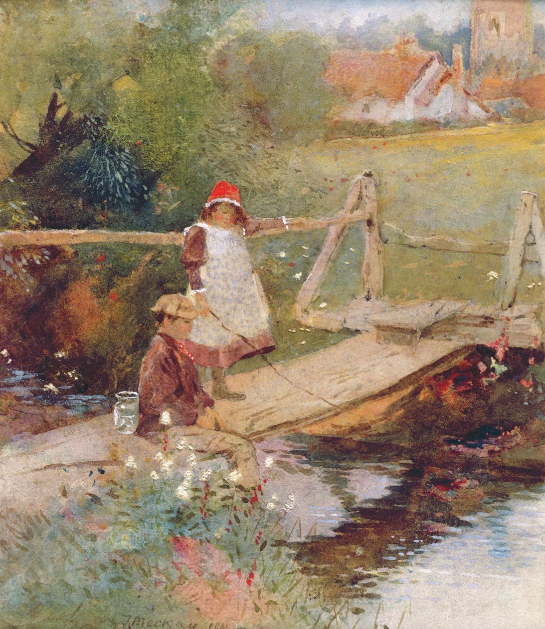 Mladí rybáři od Thomas Mackay