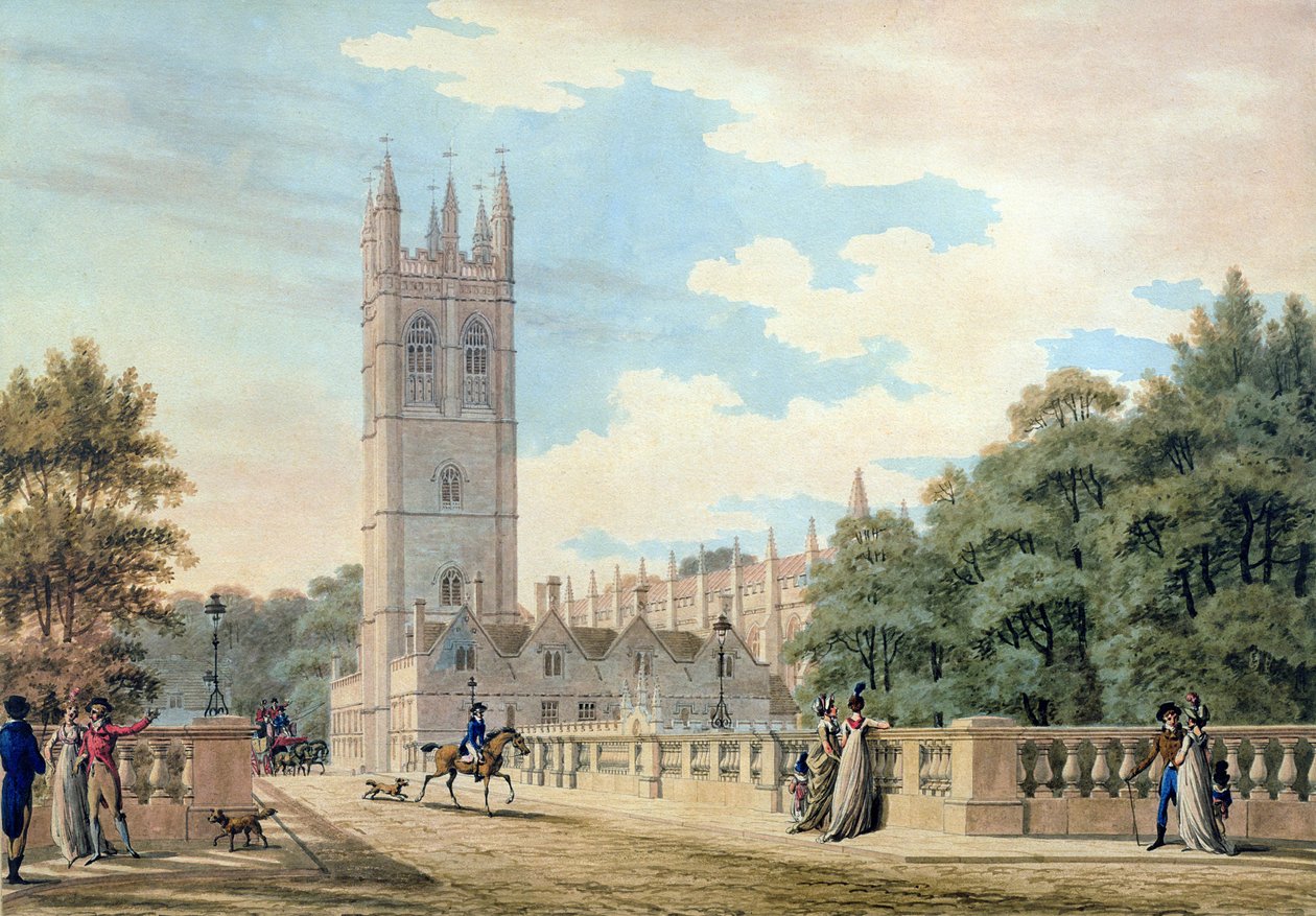 Magdalen College od Thomas Malton Jnr.